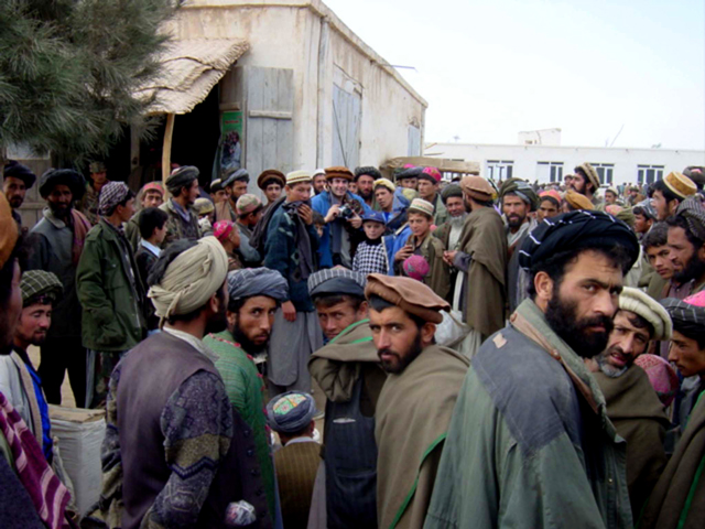 Crowd in the Market In Khodja